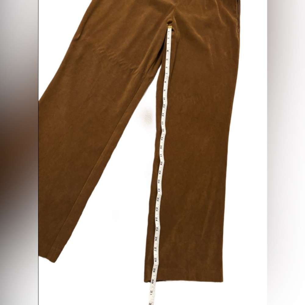 Tribal Stretch Faux Suede Pull-On Pants Brown - Size 10P - Picture 6 of 6